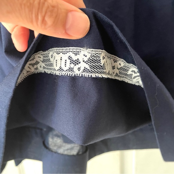 Lilly Pulitzer Mayfield Strapless Mini Dress Navy Starfish Seashell Size 4 - Picture 14 of 15